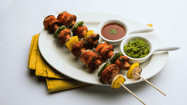 Mushroom tikka