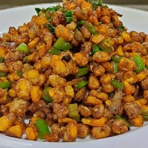 Crispy corn pepper dry