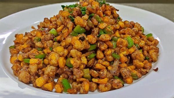 Crispy corn pepper dry