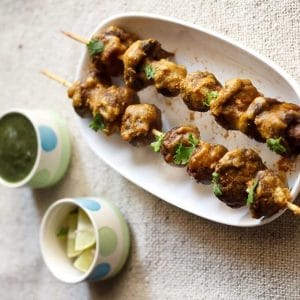 Mushroom haryali tikka