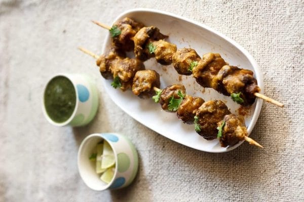 Mushroom haryali tikka