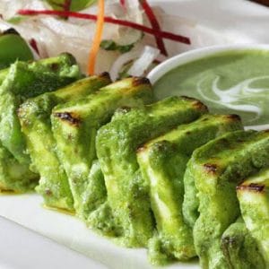 Paneer haryali tikka