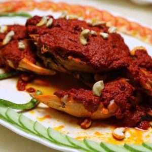 Crab ghee roast